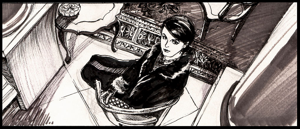 看电影画速写（图ZOTUyMjA4NA==） - 绘画 - 站酷设计师小尼尔森原创素材 - 站酷ZCOOL