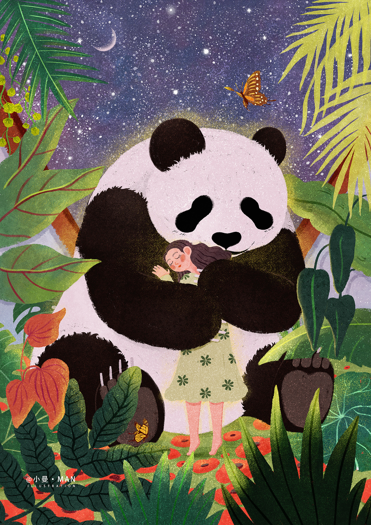 首届全球熊猫主题插画大赛