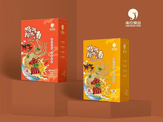 南农鸭血粉丝汤包装设计