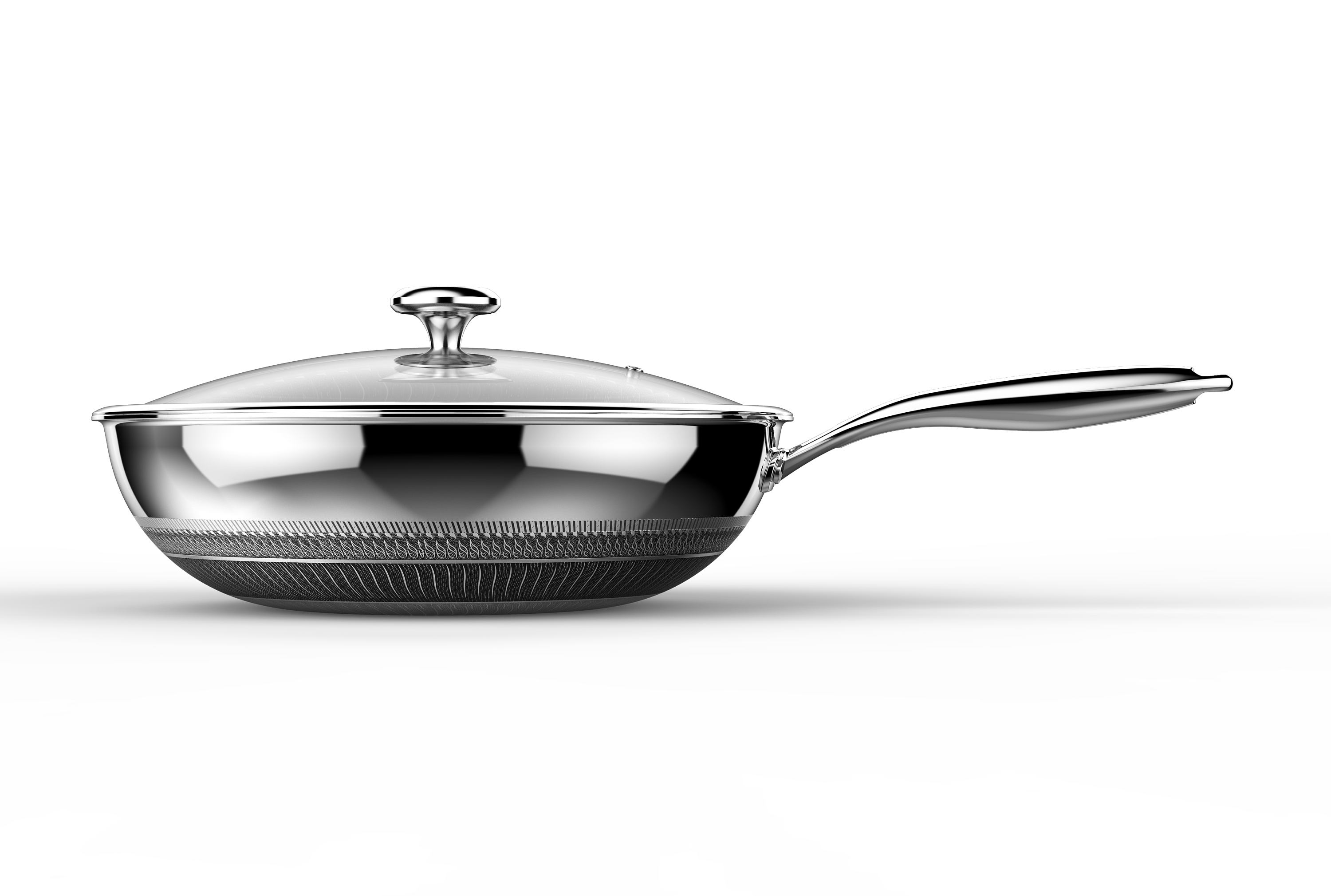 不锈钢钢锅渲染