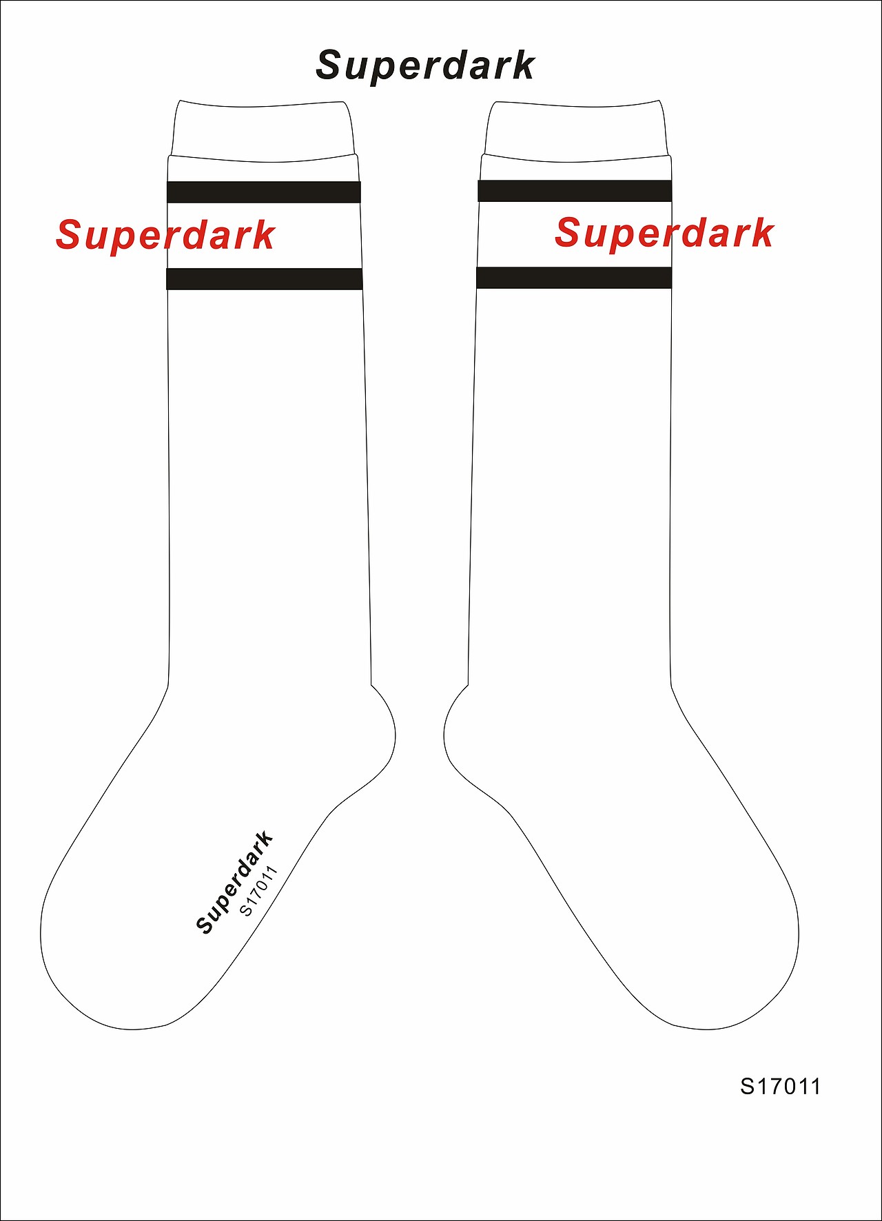 superdark 袜子设计