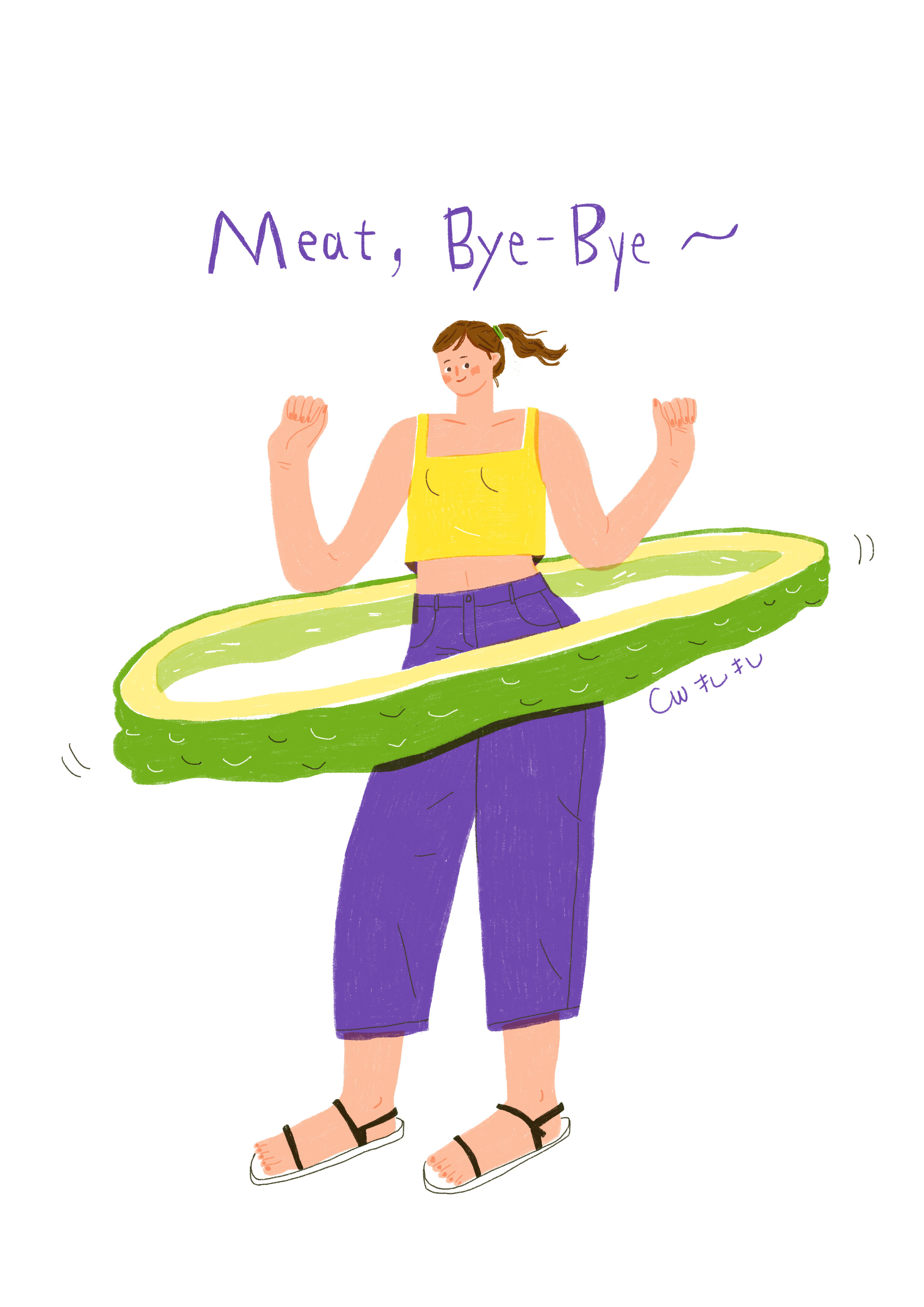 命题涂-苦瓜|插画|商业插画|扎扎213 - 原创作品 - 站酷 (zcool)