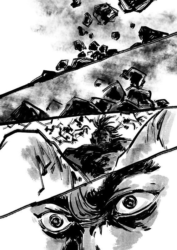 武侠短篇漫画(分镜练习)