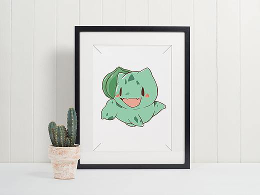 插画教程|七步画一个属于你自己的神奇宝贝