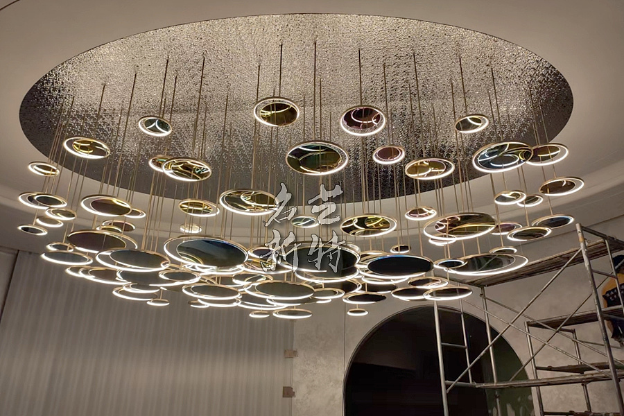 艺术创意设计-灯光定制点亮空间|空间|商业空间设计|明古灯饰定制