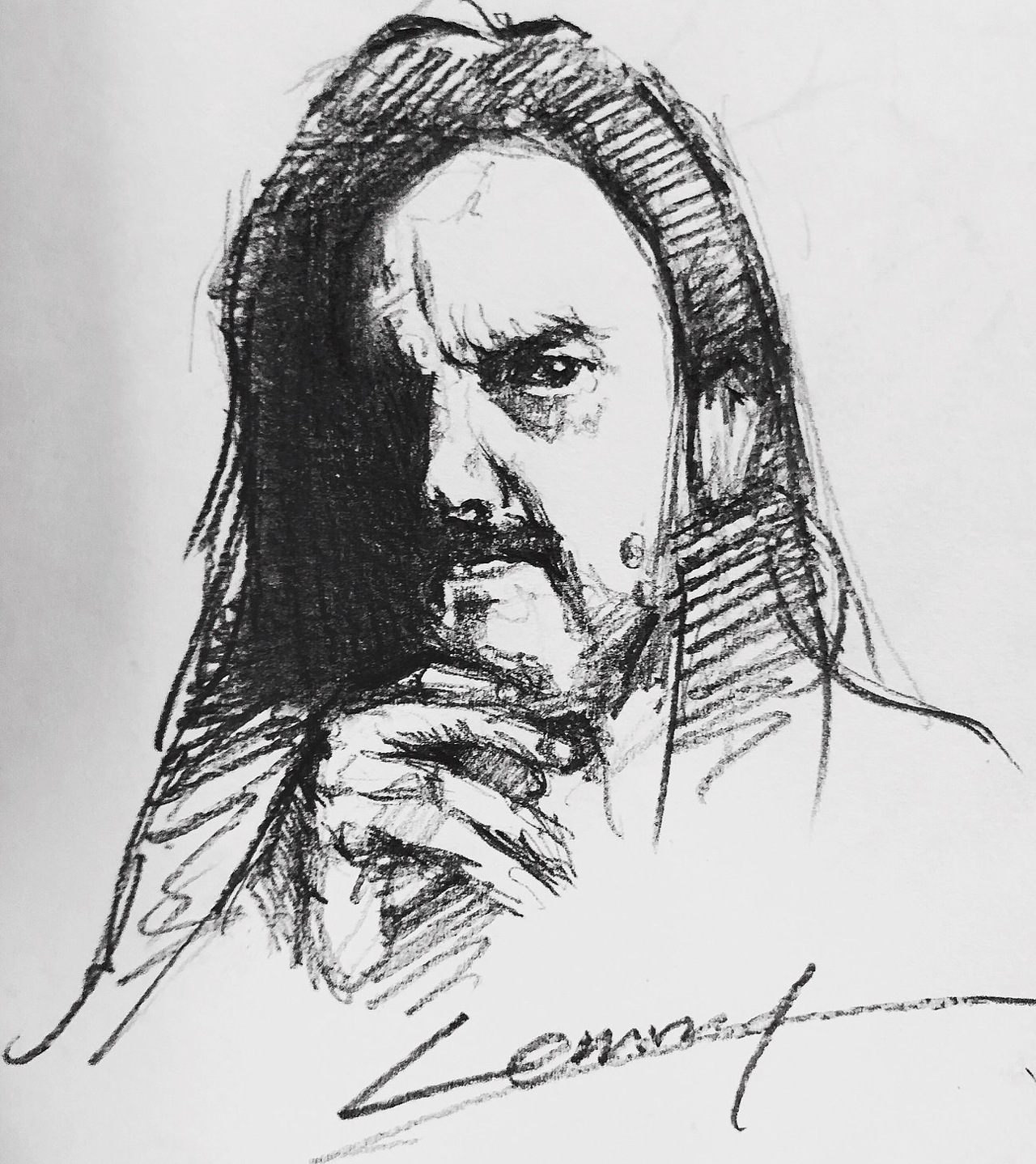 Motörhead乐队主唱（图ZMTcyNDcwNjUy） - 绘画 - 站酷设计师激流战士原创素材 - 站酷ZCOOL