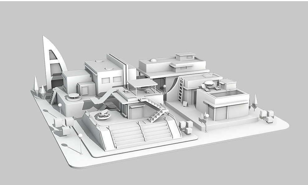 小场景建模练习