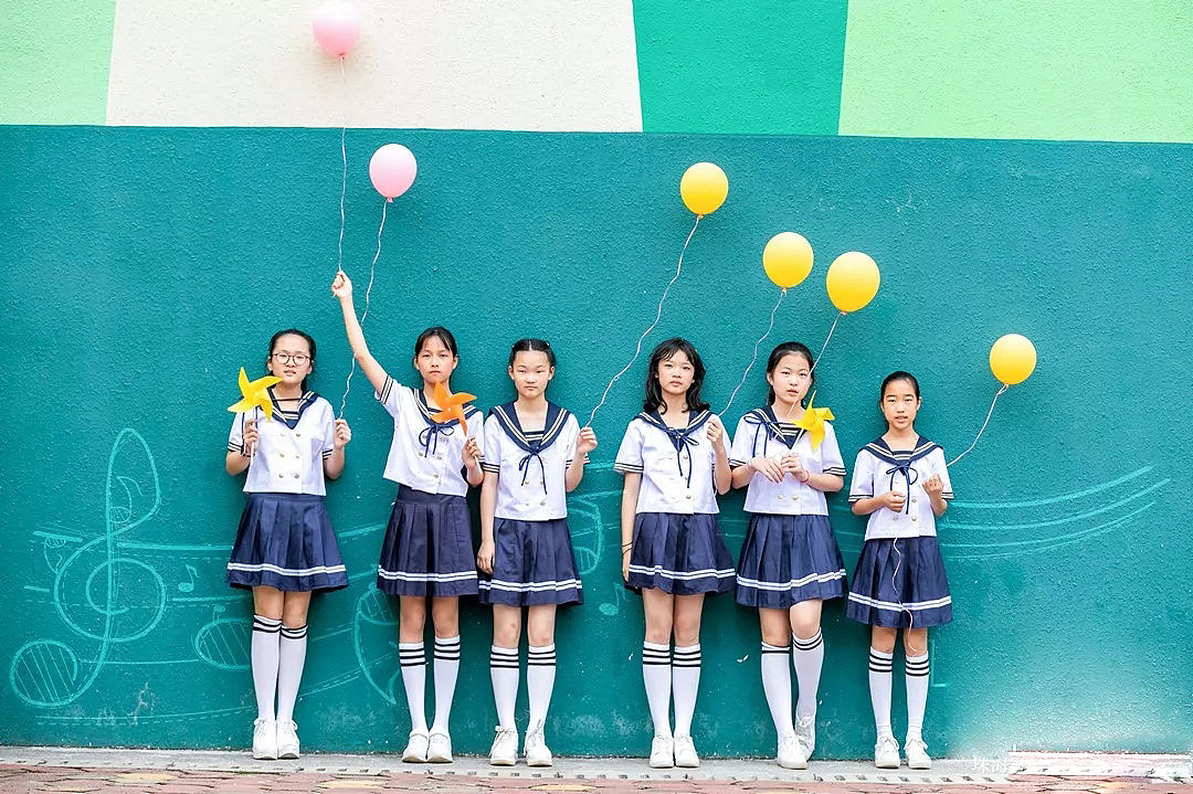 佛山大中小学校毕业照拍摄、毕业照航拍、幼儿园毕业照