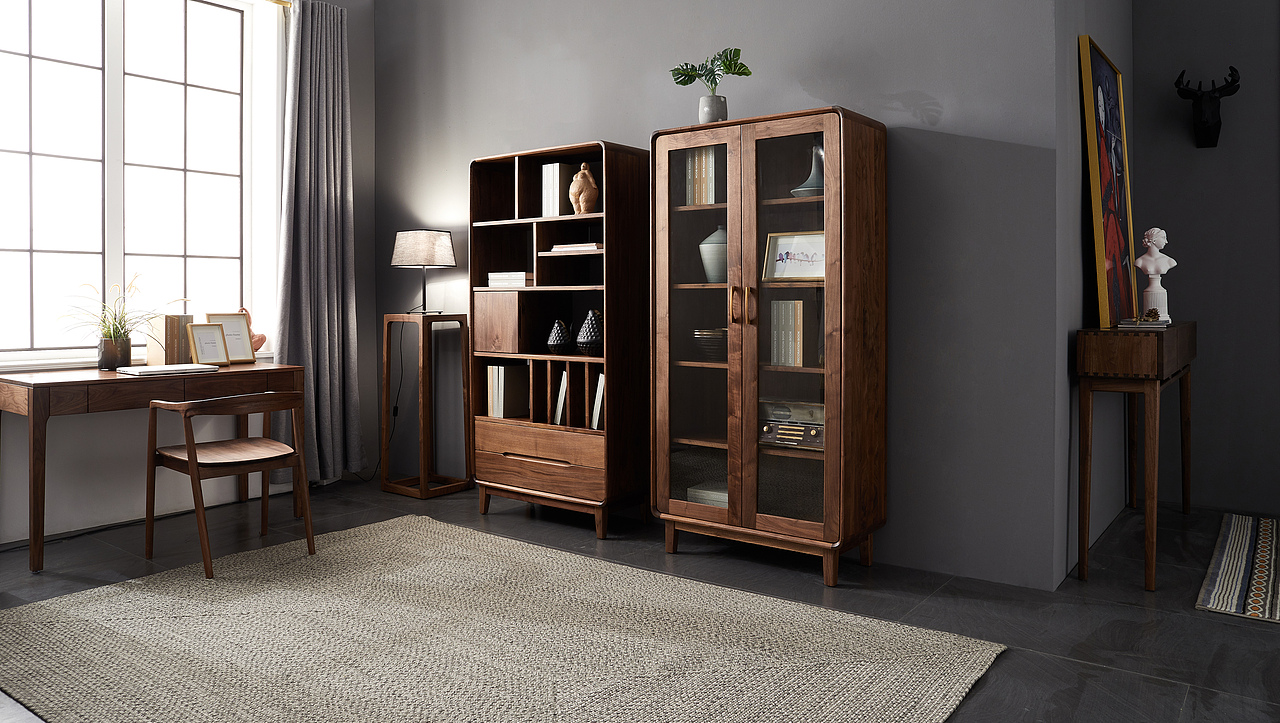 格物·书柜 #黑胡桃木#