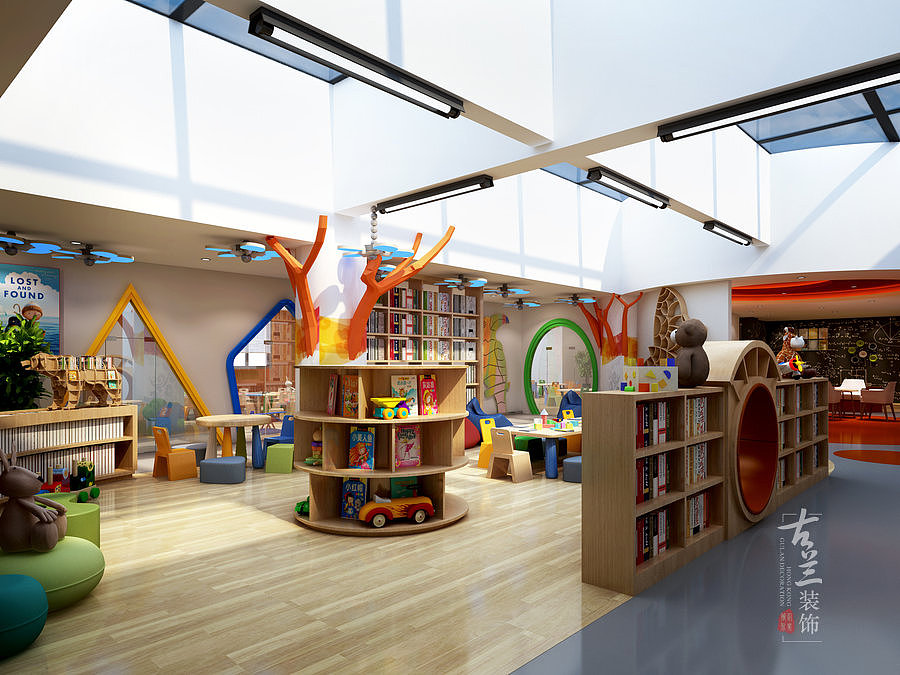 成都阅读早教中心装修|成都早教中心设计公司-（图ZNzQxMjI3MDQ=） - 家装设计 - 站酷设计师成都儿童馆设计V原创素材 - 站酷ZCOOL