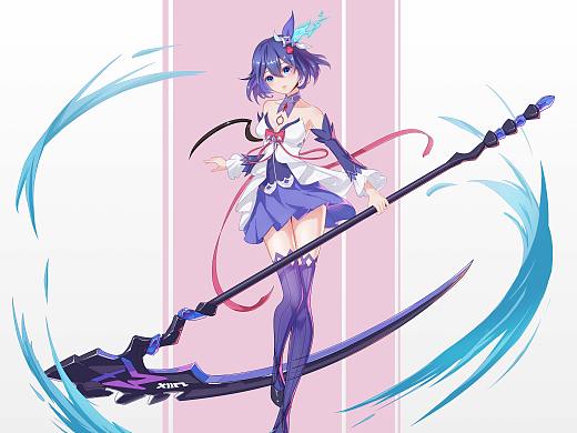 挥起镰刀的希儿太帅了~