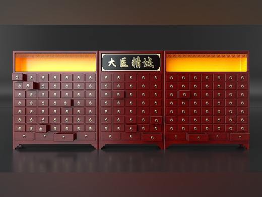 药柜-C4D模型