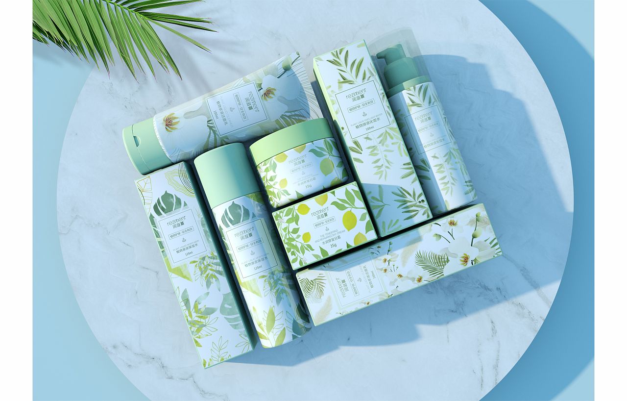 植物系列日化品包装组合 - 原创作品 - 站酷(zcool)