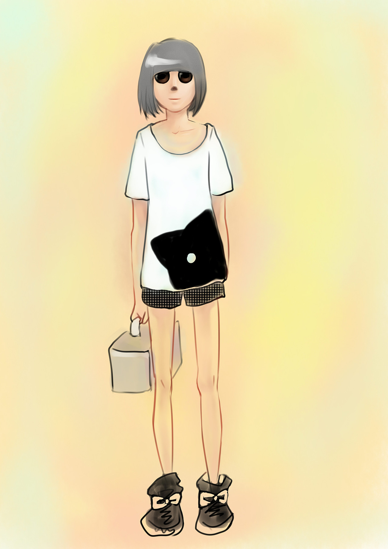几年前的渣画来晒太阳咯（图ZMjQ3MjYzODA=） - 创作习作 - 站酷设计师_阿坑原创素材 - 站酷ZCOOL