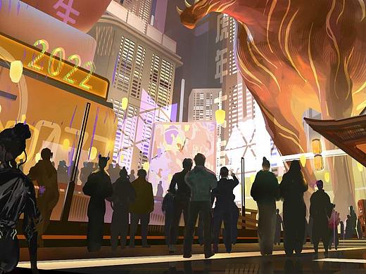 2022虎年贺图