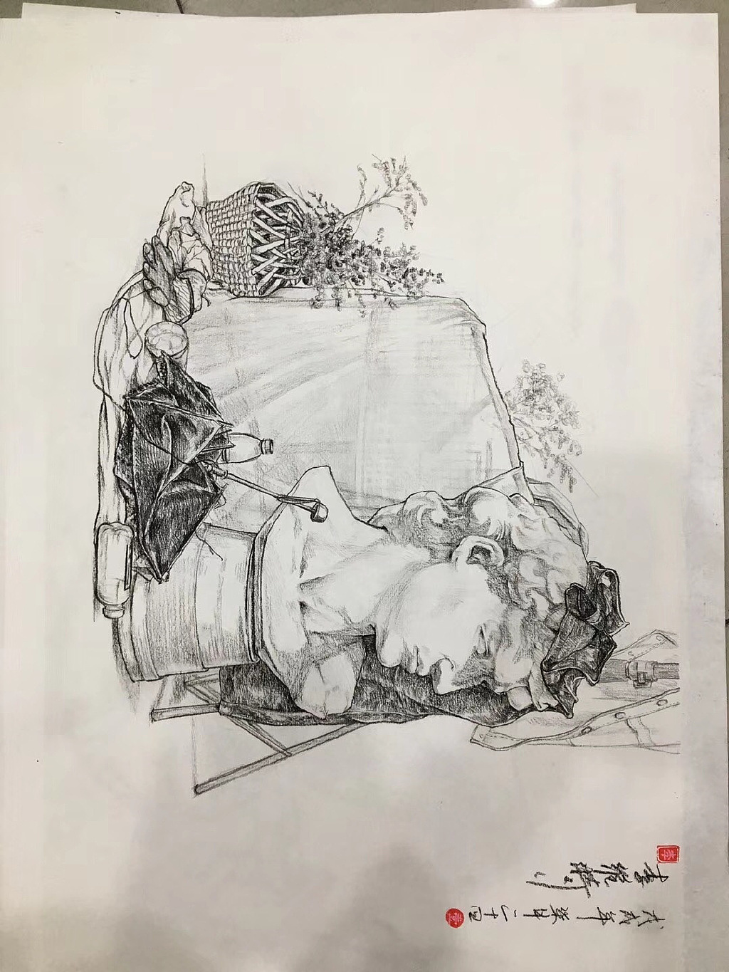 天籁在线学生速写作品