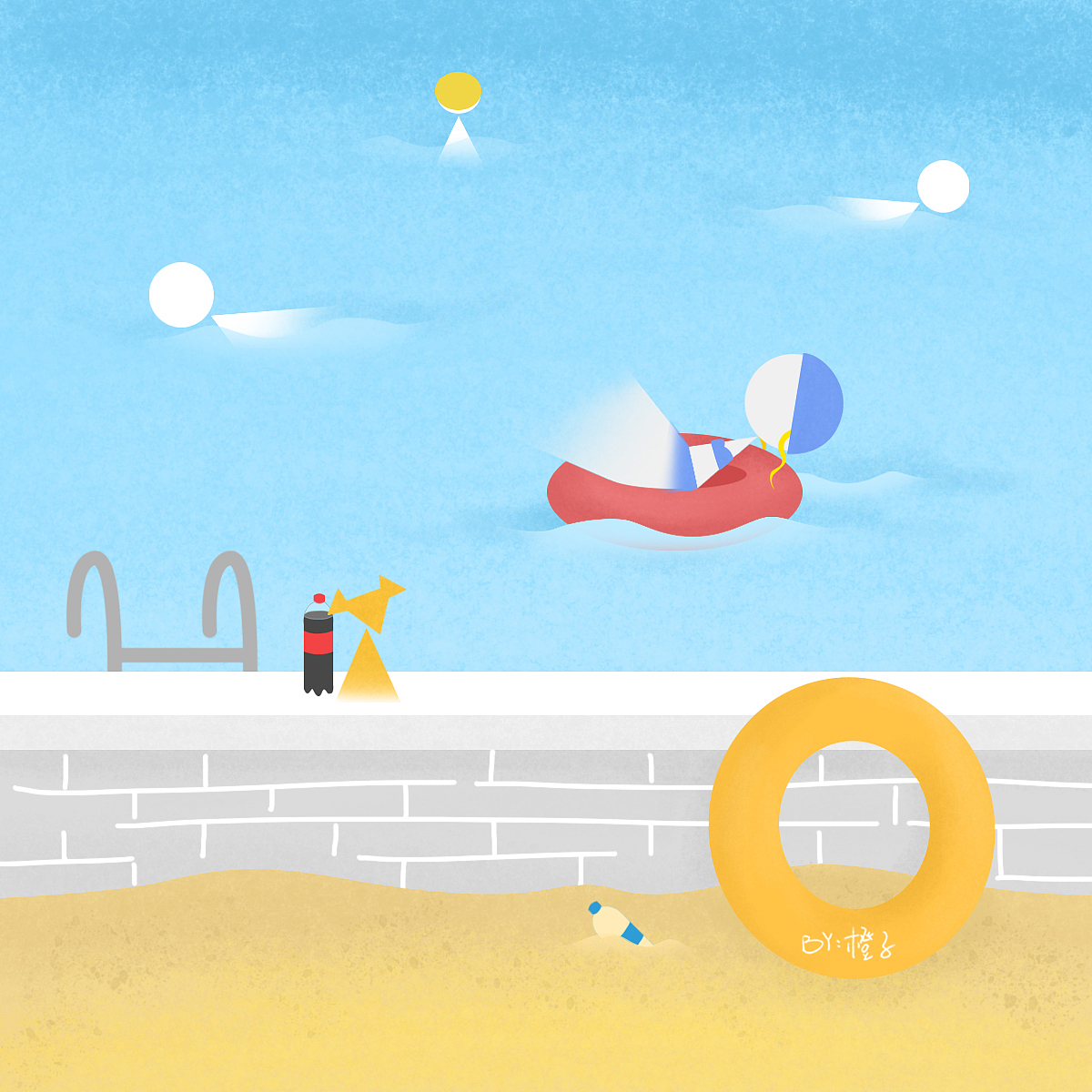 生活尽如我意（图ZMTQ2OTkwODE2） - 创作习作 - 站酷设计师橙子蓝了_ChR原创素材 - 站酷ZCOOL