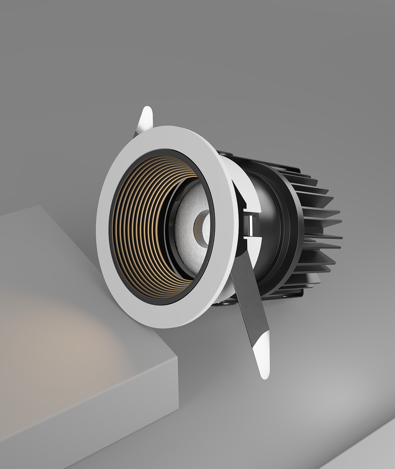 射灯场景渲染|三维|产品|红鲤鱼成长记_原创作品-站酷(zcool)