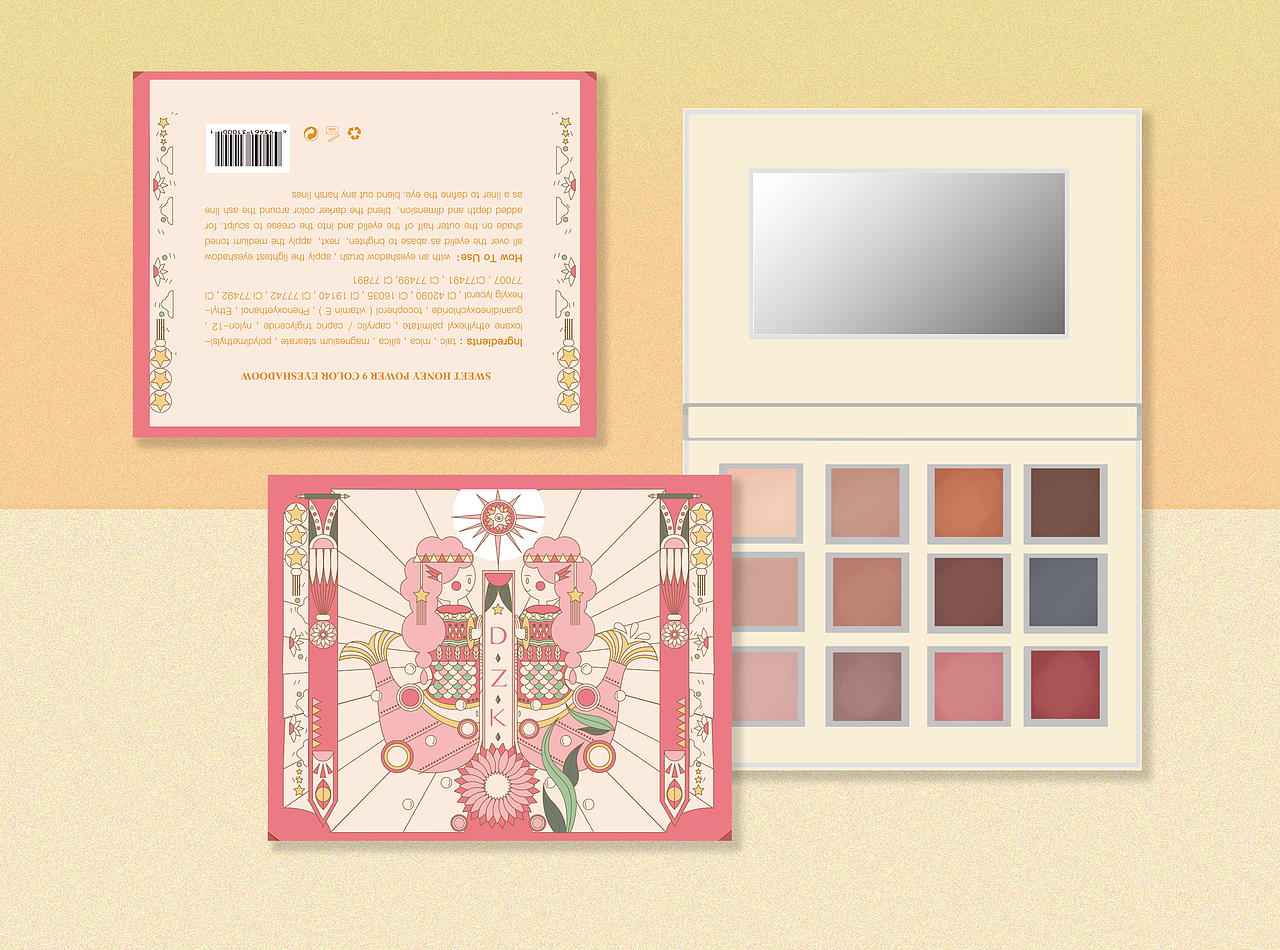 眼影盘（图ZMjA3MjAwMzEy） - 包装 - 站酷设计师锅锅98原创素材 - 站酷ZCOOL