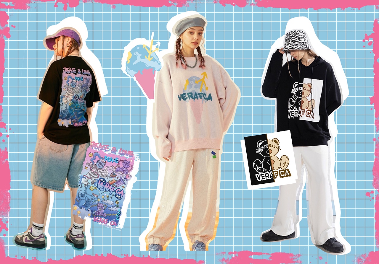 潮牌 | 服装插画设计（图ZMjgxNTQwMzc2） - 休闲/流行服饰 - 站酷设计师缺钙小郭原创素材 - 站酷ZCOOL