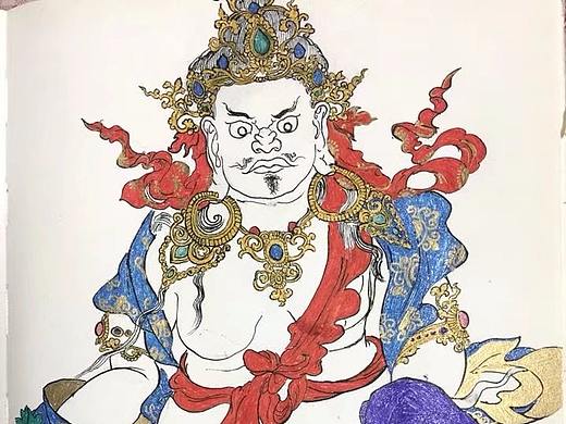 藏式 黄财神