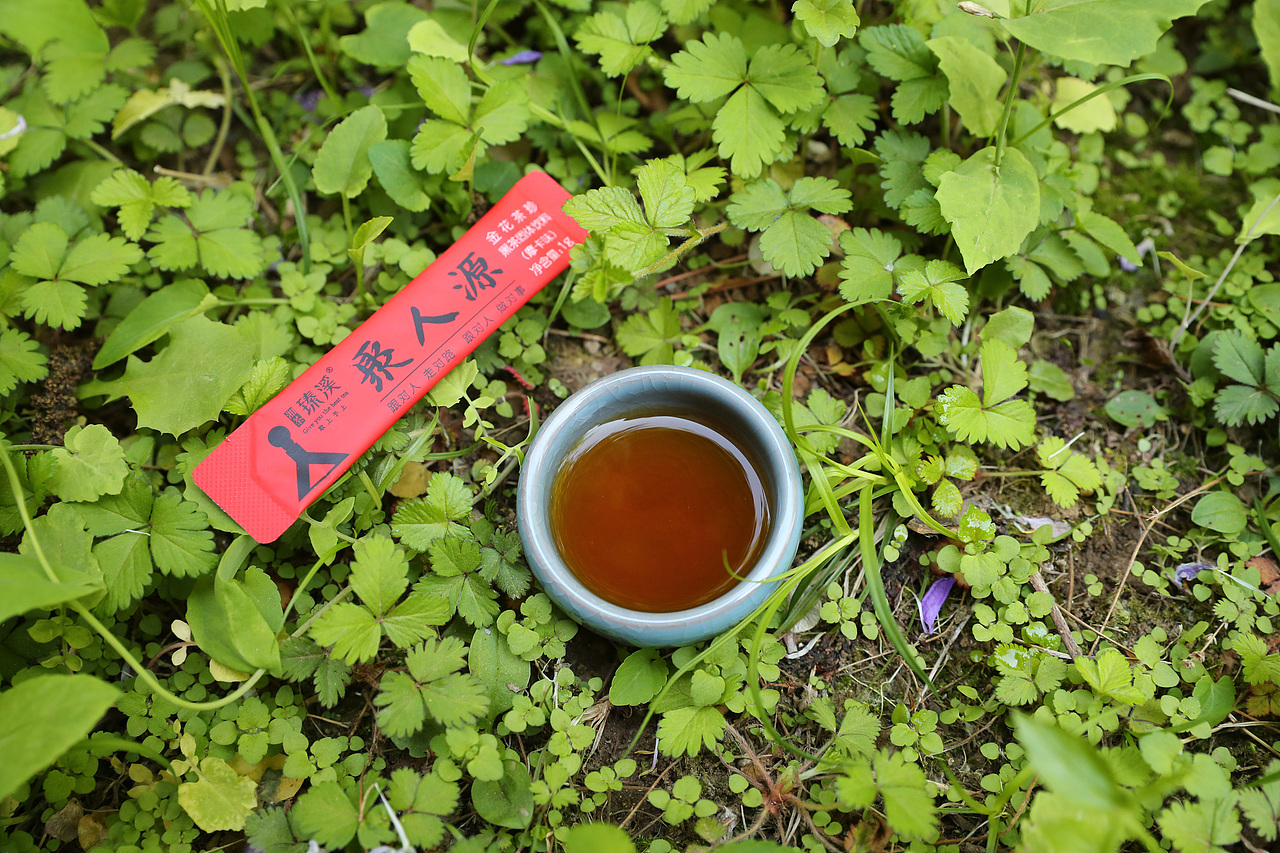 金花茶珍黑茶固体饮料（图ZMjA4MzgzNTAw） - 产品摄影 - 站酷设计师浟湙Youyi原创素材 - 站酷ZCOOL