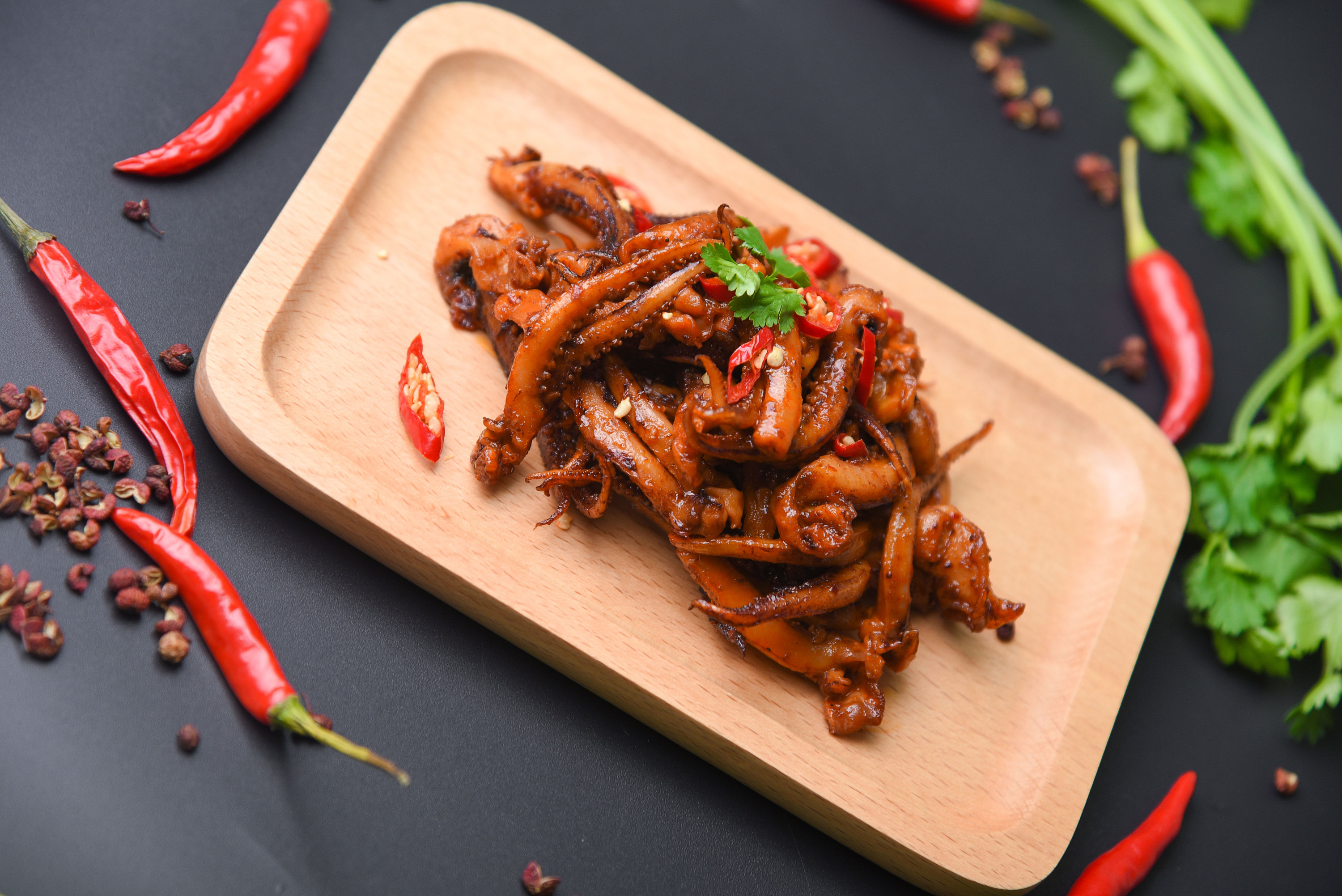 产品拍摄后期-香辣鱿鱼须