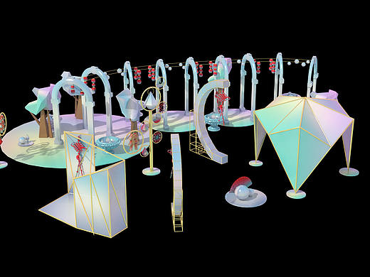 香江彩旸广场改稿，融入中式春节元素