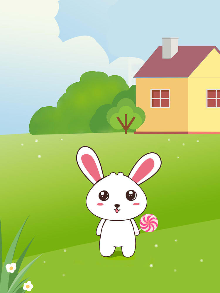 某母婴网店商用定制卡通兔插图系列（图ZMTk0MjQ2ODc2） - 商业插画 - 站酷设计师腾腾猫品牌文化原创素材 - 站酷ZCOOL