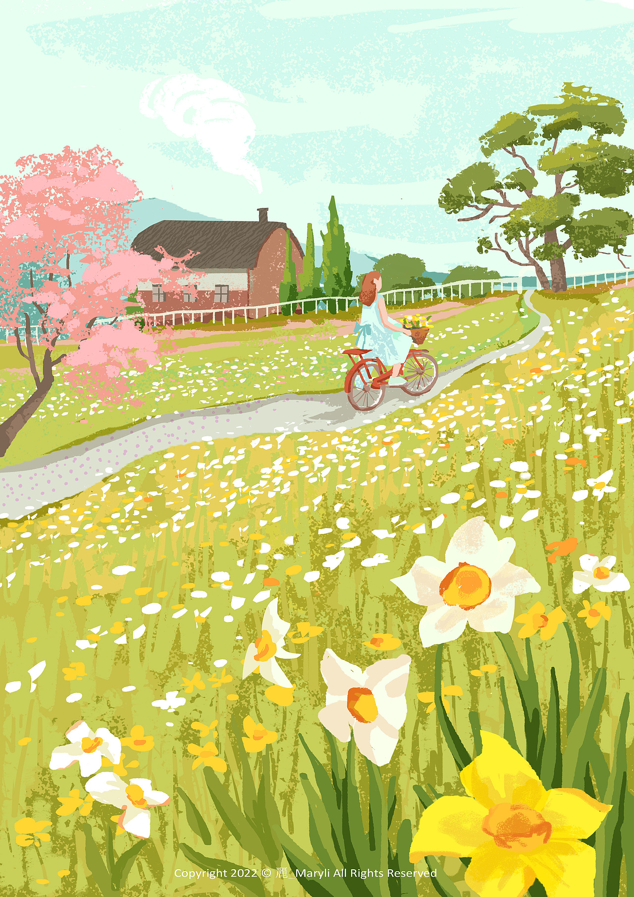 黄水仙（图ZMjkwNzE4OTEy） - 创作习作 - 站酷设计师麗_MARYLI原创素材 - 站酷ZCOOL