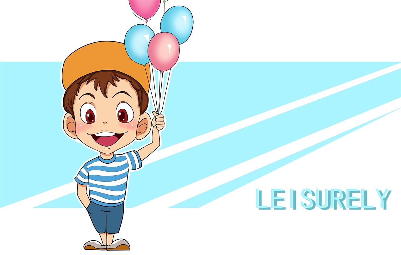 卡通小男孩形象设计