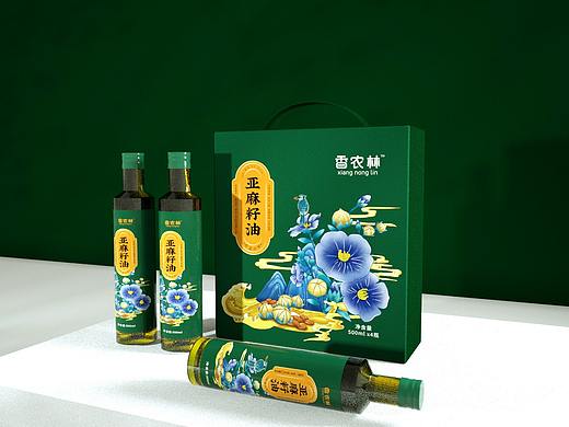 亚麻籽油包装设计