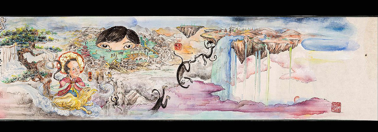 长卷作品： 行年走岁Years of travel（图ZMjc5Mjc4NTQ4） - 绘画 - 站酷设计师安吉冒险家原创素材 - 站酷ZCOOL