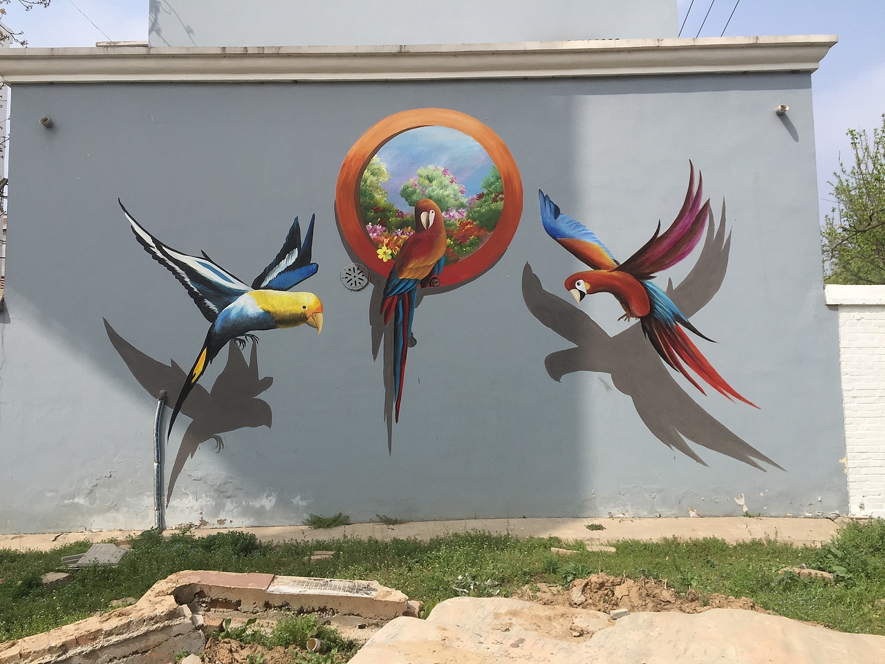 菏泽墙绘喷绘墙体彩绘（图ZMTQzOTA1NDYw） - 新锐潮流插画 - 站酷设计师泓志墙绘彩绘设计原创素材 - 站酷ZCOOL