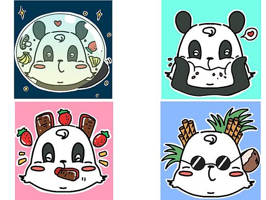 商业ip形象设计，朋友圈头像背景图设计