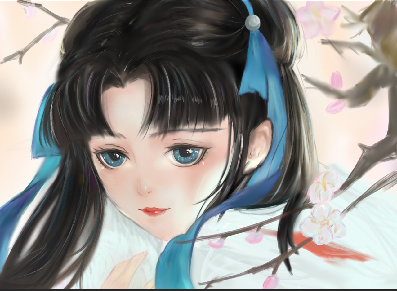 赵灵儿|插画|创作习作|易舟zx - 临摹作品 - 站酷 (zcool)