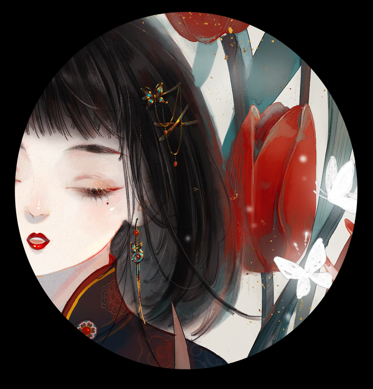五月长安初入夏，一城绿树半城花。（图ZMTYwMTk3ODky） - 商业插画 - 站酷设计师珑玮w原创素材 - 站酷ZCOOL