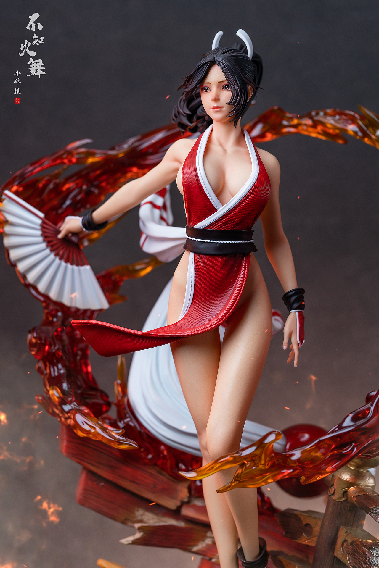 pj 不知火舞雕像摄影