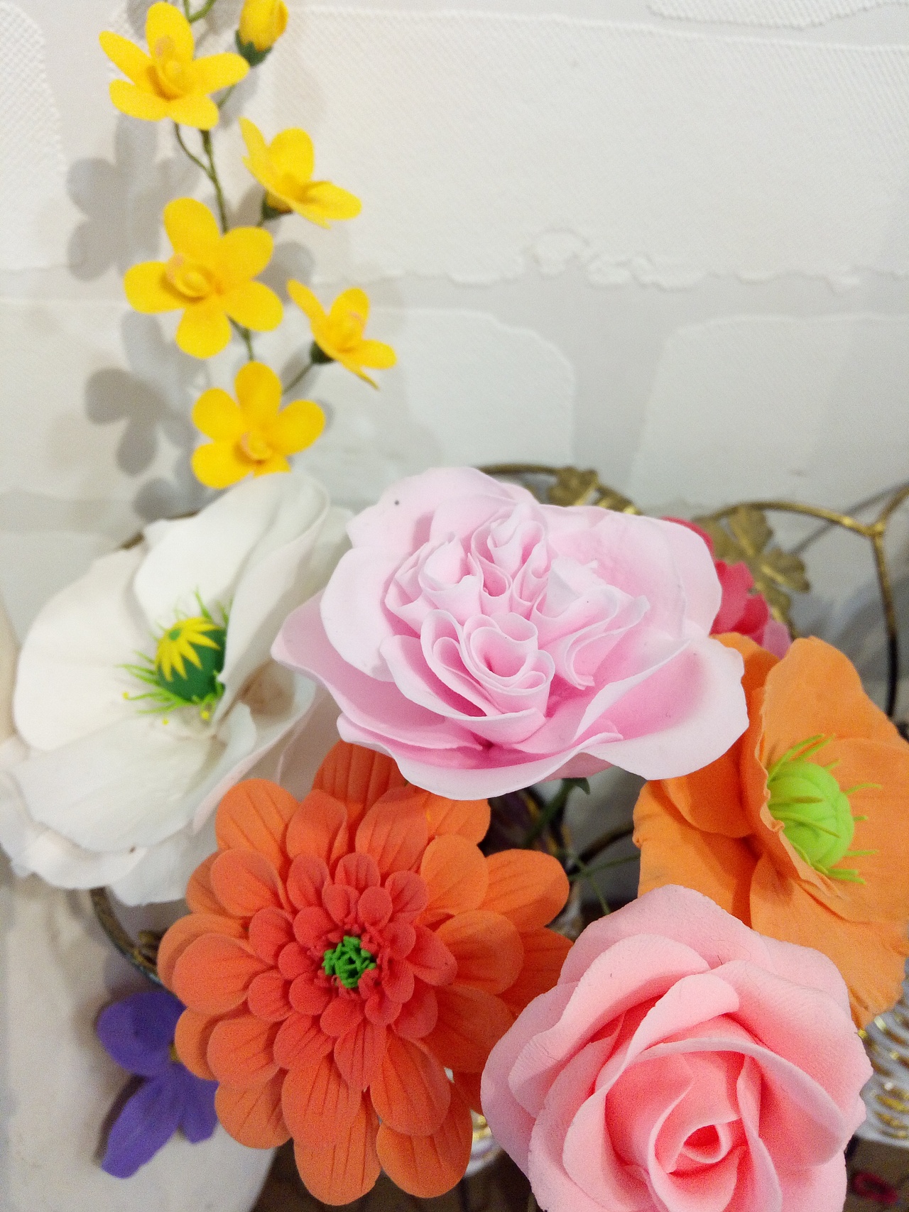 轻粘土花卉（图ZMTExNjQ0MjM2） - 其他手工艺 - 站酷设计师倚言原创素材 - 站酷ZCOOL