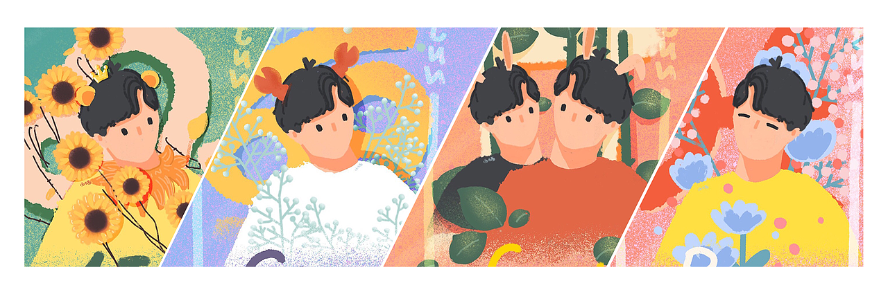【给我的爱豆画画】-这两年笔下的他也在成长（图ZMTk0MTIwNjg0） - 创作习作 - 站酷设计师西猫zero原创素材 - 站酷ZCOOL