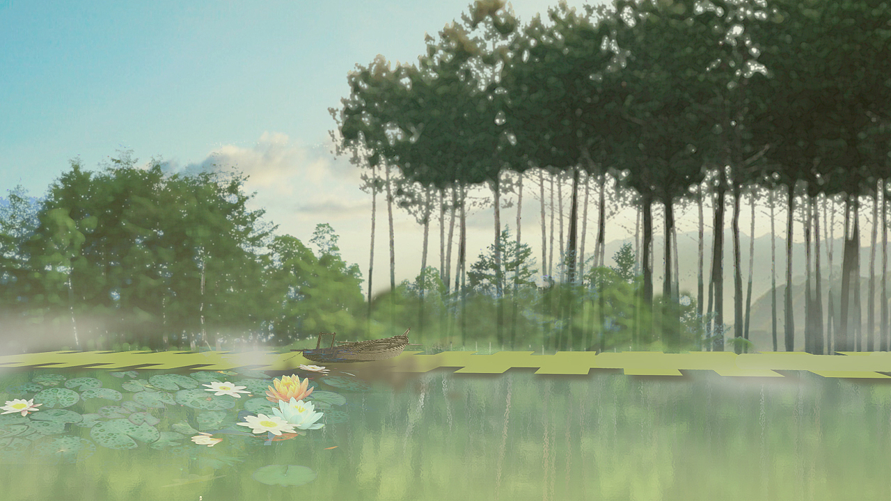 春夏秋冬动画背景（图ZMjU3MTA4ODg=） - 概念设定 - 站酷设计师chiles原创素材 - 站酷ZCOOL