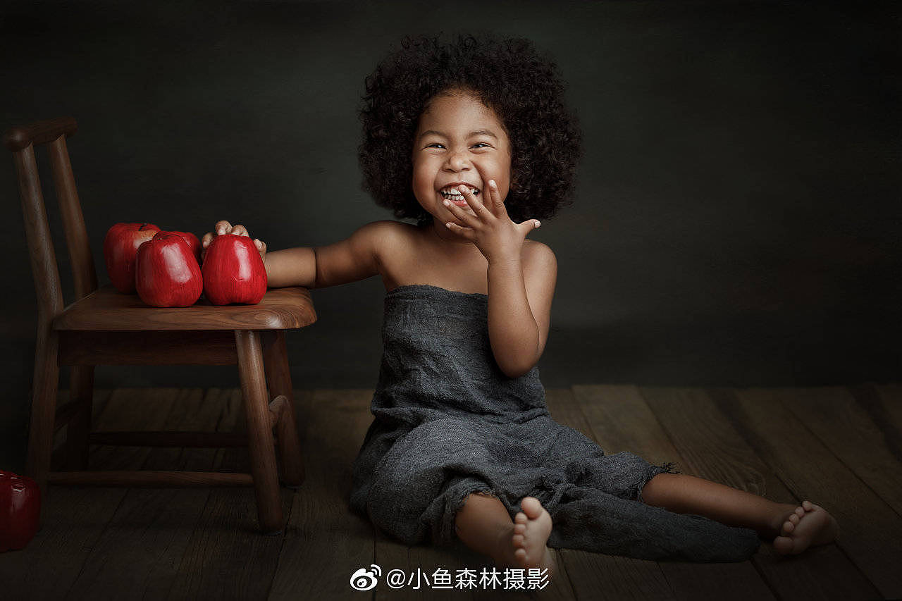 油画肖像 儿童