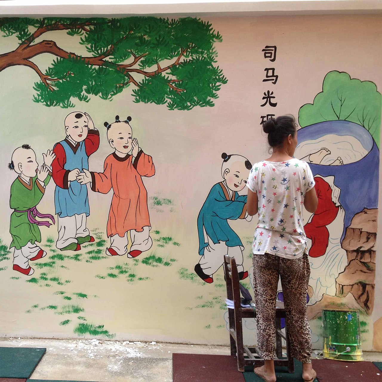 传统文化国学壁画