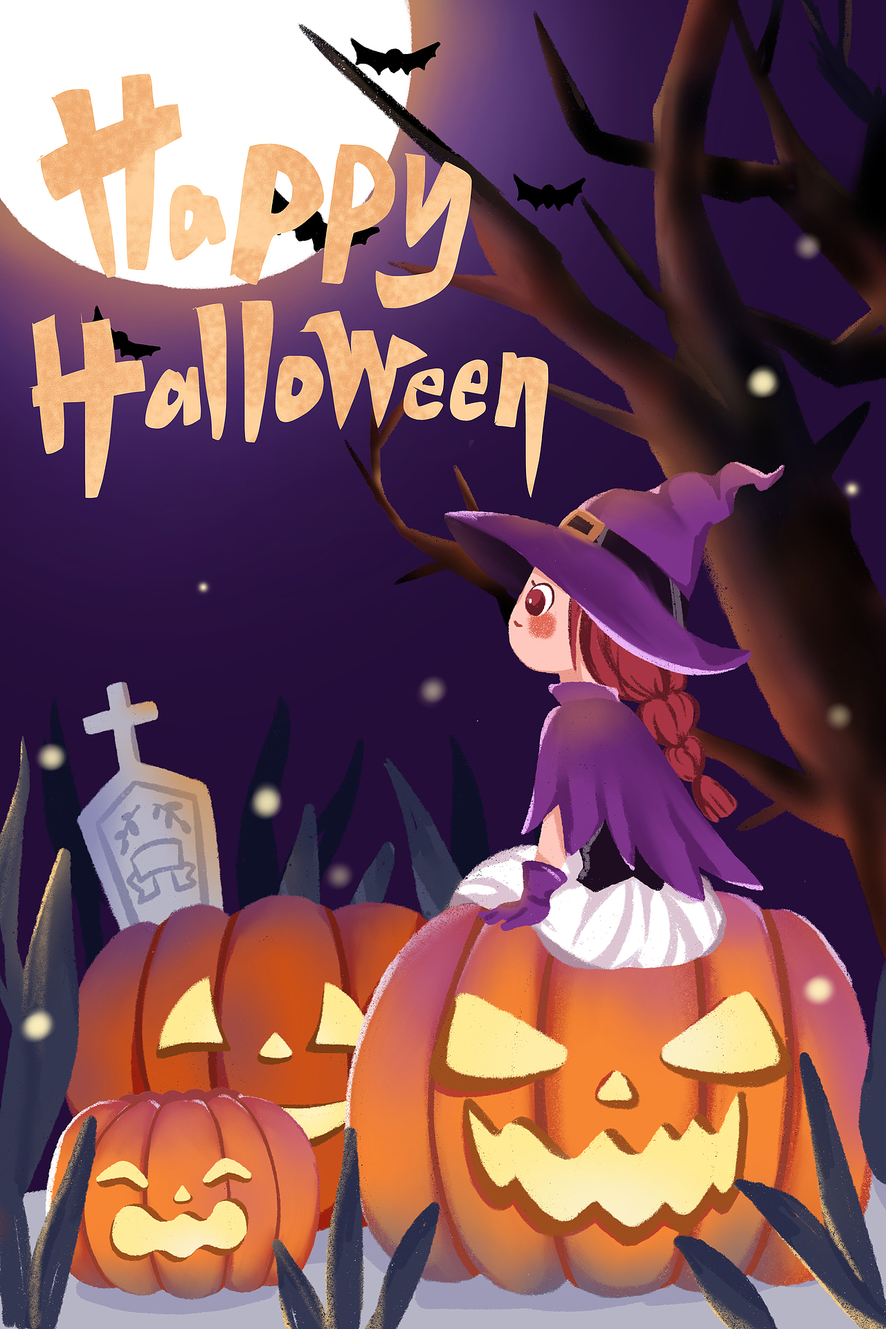 万圣节接单作图（图ZMjMwMTA4MDk2） - 海报 - 站酷设计师游戏美术平面视频原创素材 - 站酷ZCOOL