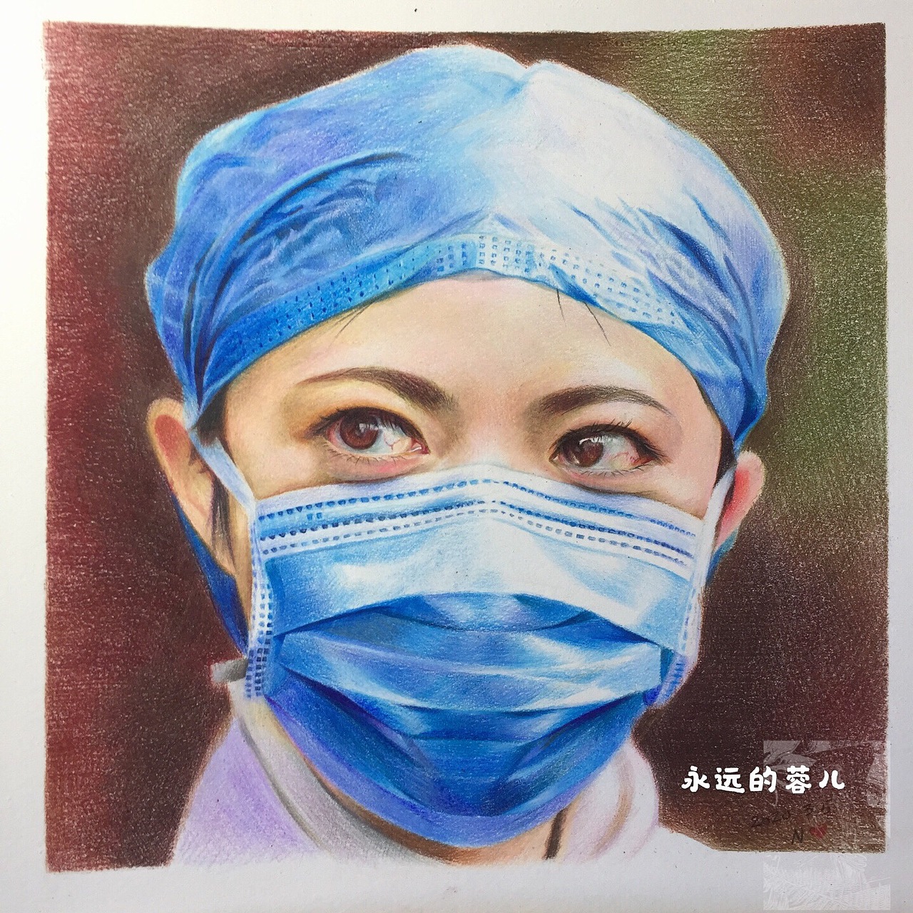 彩铅百人同绘作品《彩虹》（图ZMTk4ODE0MTUy） - 绘画 - 站酷设计师永远的蓉儿恩心原创素材 - 站酷ZCOOL