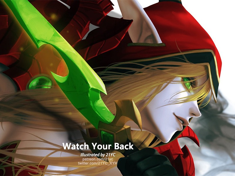 p站画师alexanderdinh2020年10月插画作品设计赏析