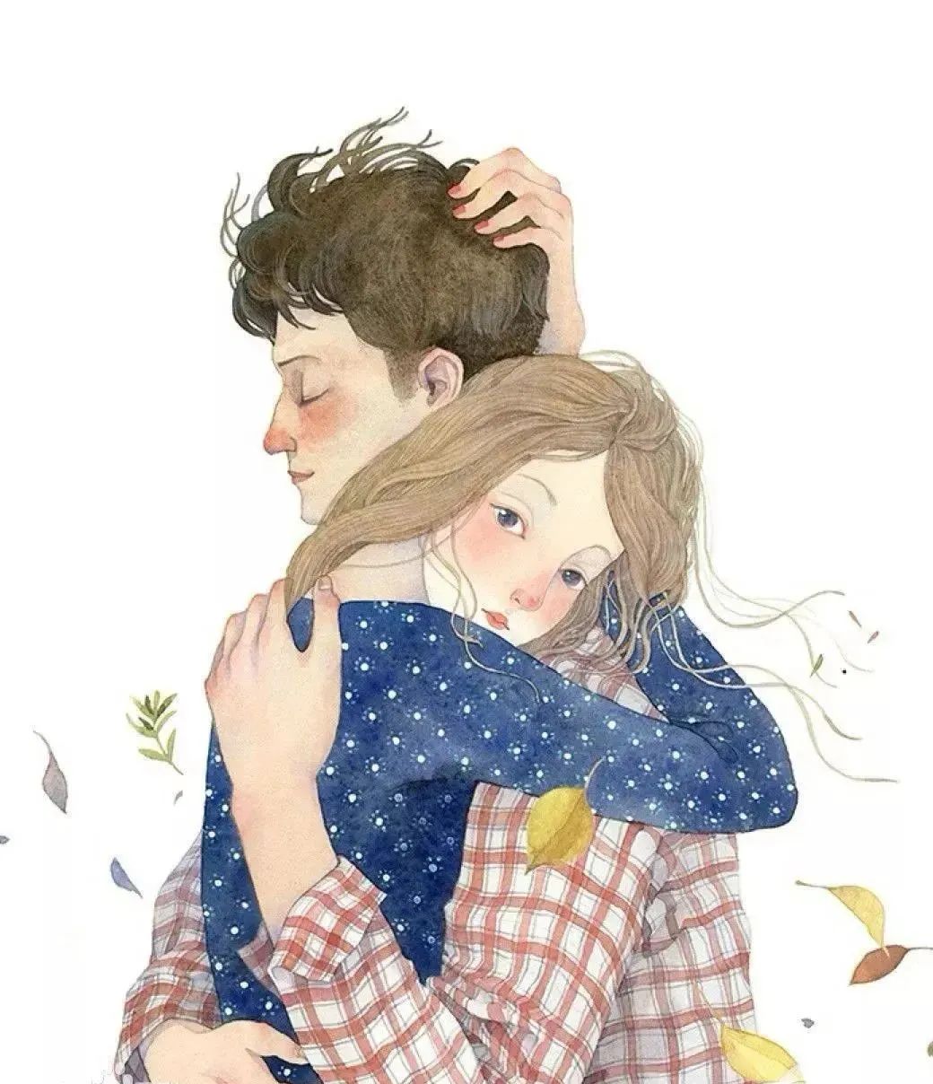 那个深度拥抱症患者10年用水彩给大家最深情的拥抱满满的治愈