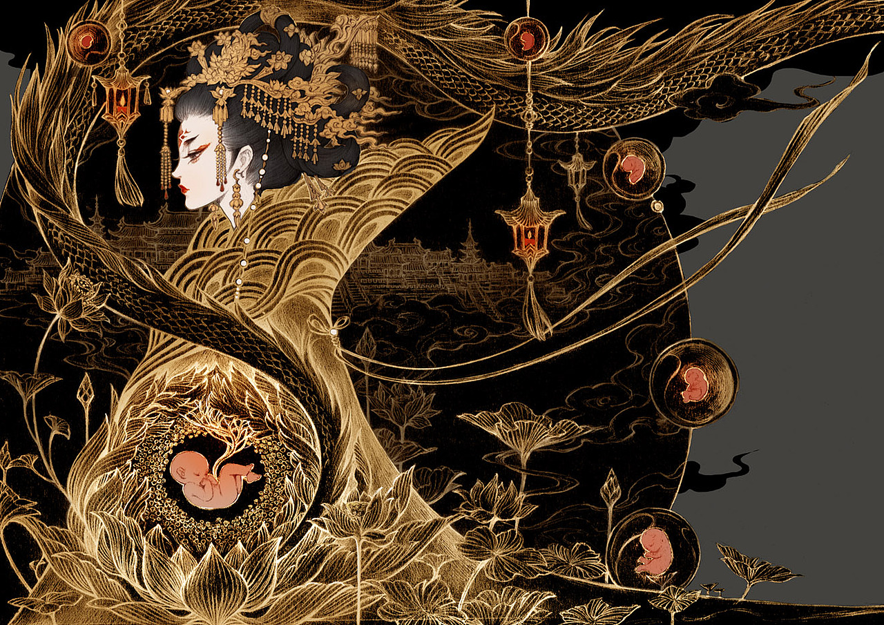 过程2~|插画|商业插画|古戈力1_原创作品-站酷zcool