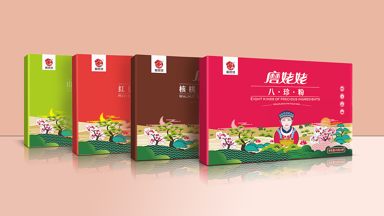 磨姥姥五谷杂粮营养餐（图ZMTEyMzkzOTU2） - 包装 - 站酷设计师周小周z原创素材 - 站酷ZCOOL