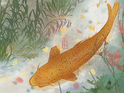 《诗经》插画——鹤鸣